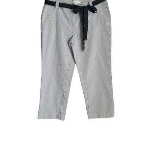 Loft Seersucker Capris Size 6
